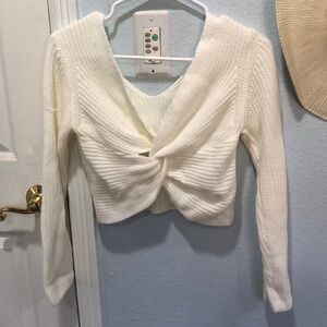 Cropped sweater